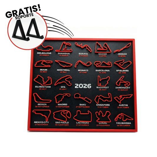 Calendario de circuitos | Temporada 2026